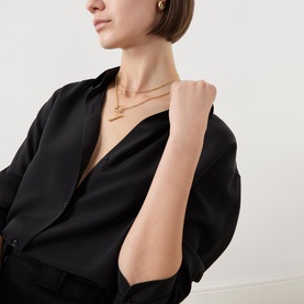Oculus Gold-Plated Necklace
