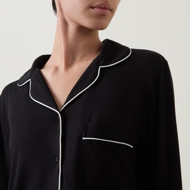 Piped Pyjama Set
