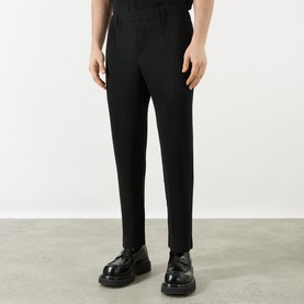 Basics Pleated Tapered Trousers