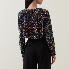 Marta Sequin Bolero Jacket