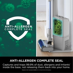 Detect Clean & Empty Cordless Vacuum Cleaner with Auto-Empty System