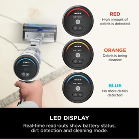 Detect Clean & Empty Cordless Vacuum Cleaner with Auto-Empty System