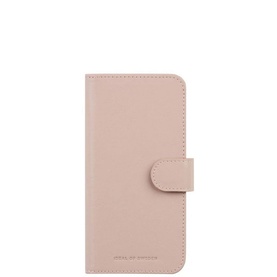 Pink Leather Folio iPhone 16 Plus