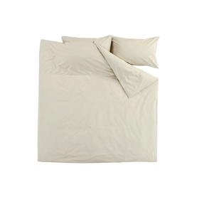 200 Thread Count Organic Percale Duvet Set Hazelnut