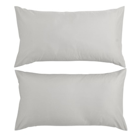 400 Thread Count Sateen King Pillowcase Pair Platinum