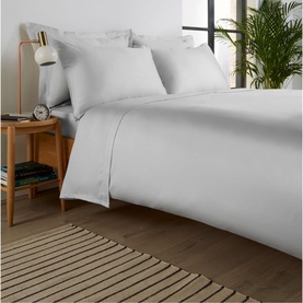 400 Thread Count Sateen King Pillowcase Pair Platinum