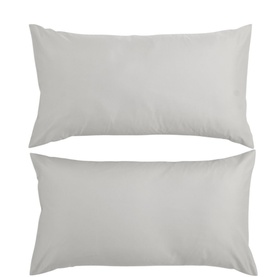 400 Thread Count Sateen King Pillowcase Pair Platinum