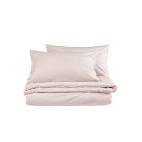 200 Thread Count Organic Percale Duvet Set Powder Pink