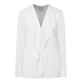 Draped-Front Blouse