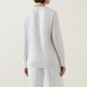 Draped-Front Blouse