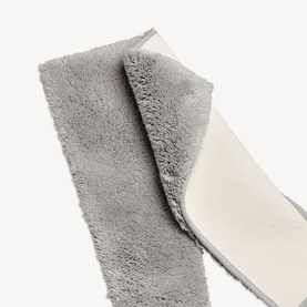 Deep Pile Pedestal Mat Dove Grey