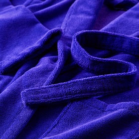 Cosy Robe Blue Velvet
