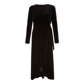 Julia Velvet Wrap Dress