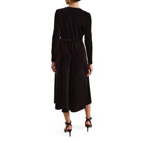 Julia Velvet Wrap Dress