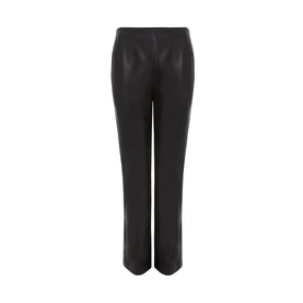 Mya Faux Leather Cropped Trousers