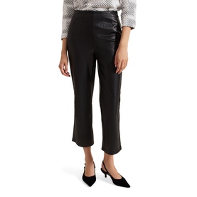 Mya Faux Leather Cropped Trousers