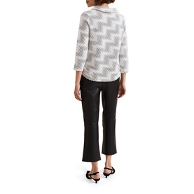 Mya Faux Leather Cropped Trousers