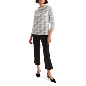 Mya Faux Leather Cropped Trousers