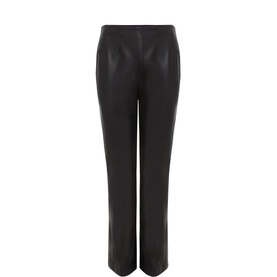 Mya Faux Leather Cropped Trousers