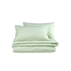 200 Thread Count Organic Percale Duvet Set Sage
