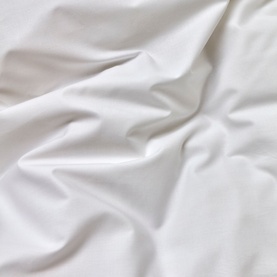 200 Thread Count Organic Percale Duvet Set White