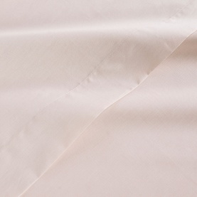 200 Thread Count Organic Percale Flat Sheet Powder Pink