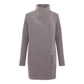 Byanca Zip Knitted Coat