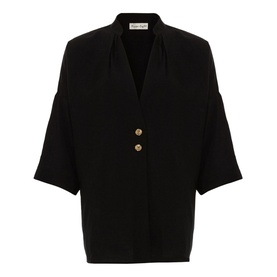 Cynthia Button-Detail Blouse