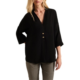 Cynthia Button-Detail Blouse