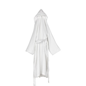 Supreme Velour Bathrobe White