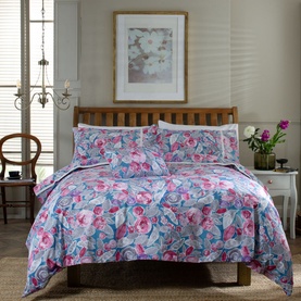 Misty Duvet Set Blue