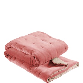 Jaipur Velvet Filled Throw Garnet