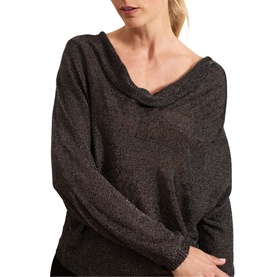 Malti Metallic-Knit Sweater