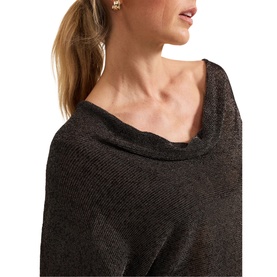Malti Metallic-Knit Sweater