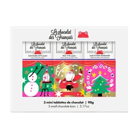 Christmas Box of Three Chocolate Bars