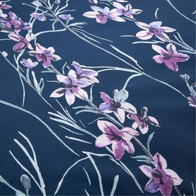 Leila Duvet Set Navy