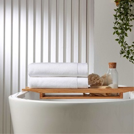 Luxe Bath Sheet White