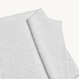 Reversible Medium Bath Rug White
