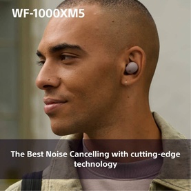 XM5 Bluetooth Earbuds Smokey Pink