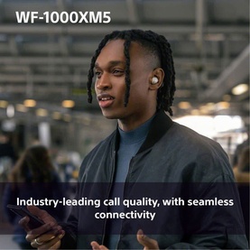 XM5 Bluetooth Earbuds Smokey Pink