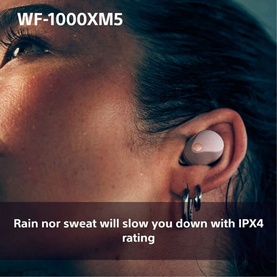 XM5 Bluetooth Earbuds Smokey Pink