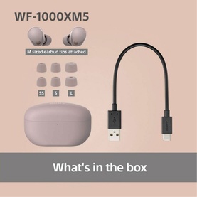 XM5 Bluetooth Earbuds Smokey Pink