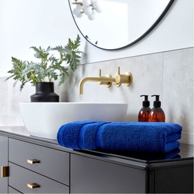 Signum Combed Cotton Towel Lazuli