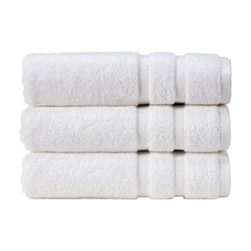 Signum Combed Cotton Towel White