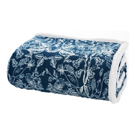 Secret Garden Throw Blue