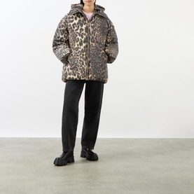 Leopard Puffer Jacket