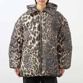Leopard Puffer Jacket