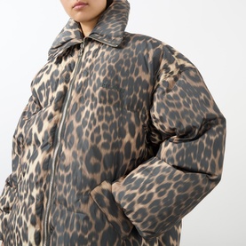 Leopard Puffer Jacket