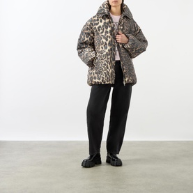 Leopard Puffer Jacket