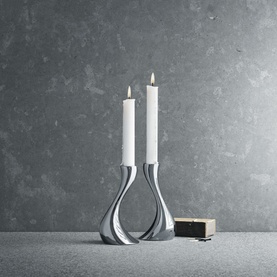 Cobra Small Candleholder Pair